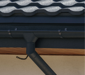 Воронка желоба выпускная Deep Мат D-120